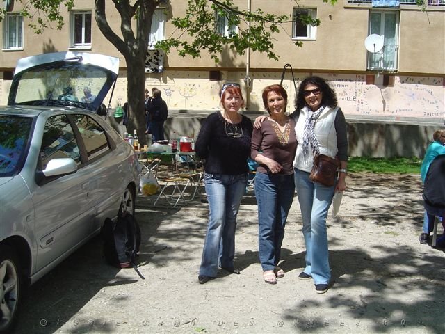 NIMES 2008 18 les soeurs Gonzalez et Jeannine.JPG -                                